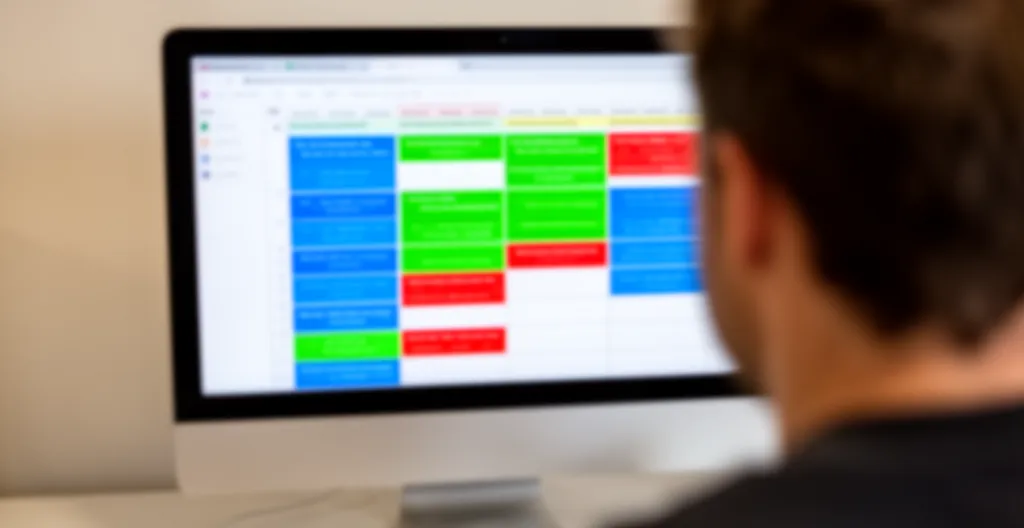 Interface de planning de réservation pour gestion de flotte automobile